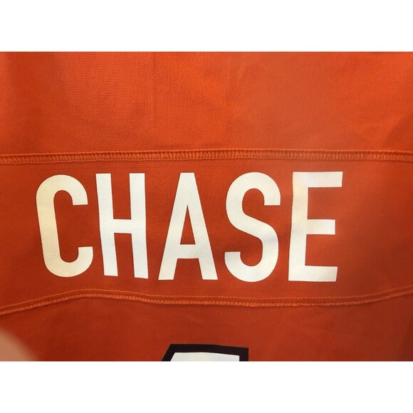 Nike On Field Jamarr Chase Jersey #1 Cincinnati Bengals Dri-Fit Men's 3XL Orange - Picture 8 of 9